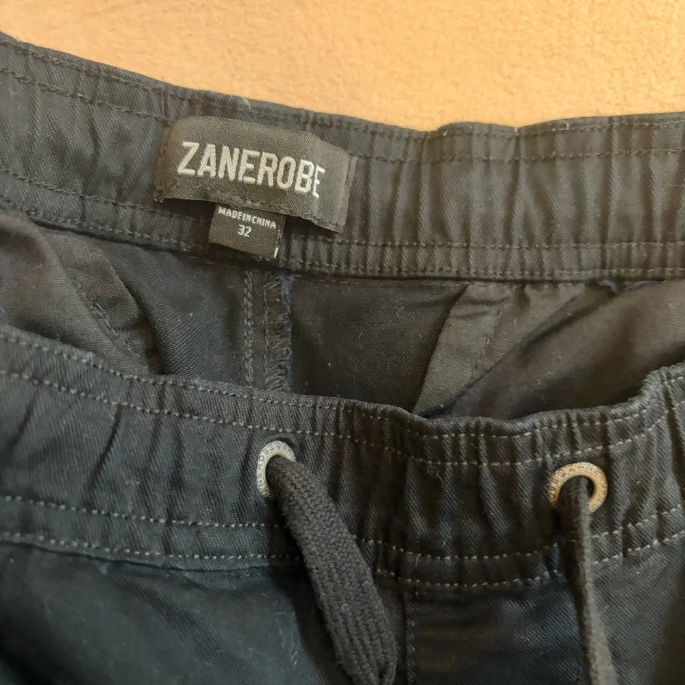 Zanerobe Men’s Chino Pants with‎ Drawstring Waist 32” Black
